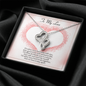 To My Love Double Heart Necklace