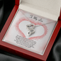 To My Love Double Heart Necklace