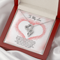 To My Love Double Heart Necklace