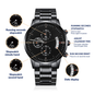 To My Man Engraved Watch for Men