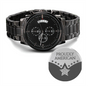 To My Man Engraved Watch for Men