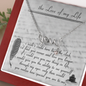 To The Love Of My Life Scripted Love Necklace