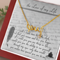 To The Love Of My Life Scripted Love Necklace