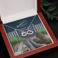 Under The Star Infinity Heart Necklace Message Card