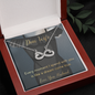 To My Love Infinity Heart Necklace