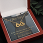 To My Love Infinity Heart Necklace