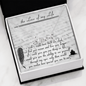 To The Love Of My Life Scripted Love Necklace