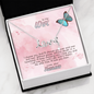 To My Wife Scripted Love Necklace Message Card