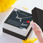 To My Future Wife Scripted Love Necklace Message Card