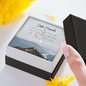 Safe travels Scripted Love Necklace Message Card