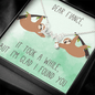 Dear Fiancé Scripted Love Necklace - TongueOut Shop