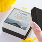 Safe travels Scripted Love Necklace Message Card