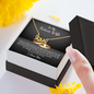 To My Future Wife Scripted Love Necklace Message Card