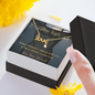 Dear Wife Scripted Love Necklace Message Card