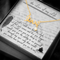 To The Love Of My Life Scripted Love Necklace