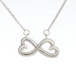To My Future Wife Infinity Heart Necklace Message Card