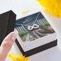 Under The Star Infinity Heart Necklace Message Card