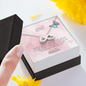 To My Wife Infinity Heart Necklace Message Card
