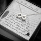 To The Love Of My Life Infinity Heart Necklace