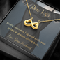 To My Love Infinity Heart Necklace