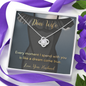 Dear Wife Love Knot Necklace