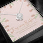 For my Bestfriend from Bestfriend Love Knot Necklace - TongueOut Shop