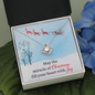 Miracle Of Christmas Love Knot Necklace Message Card