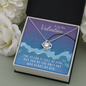 To My Dear Valentine Love Knot Necklace