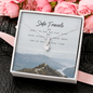 Safe travels Alluring Beauty Necklace Message Card
