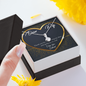 To My Wife Alluring Beauty Necklace Message Card