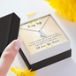 To My Wife Alluring Beauty Necklace Message Card