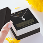 To My Love Alluring Beauty Necklace Message Card