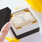 The Love Of My Life Alluring Beauty Necklace Message Card