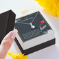 To My Future Wife Alluring Beauty Necklace Message Card