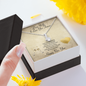 To My Wife Alluring Beauty Necklace Message Card