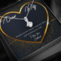 To My Wife Alluring Beauty Necklace Message Card