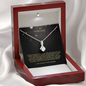 To My Love Alluring Beauty Necklace Message Card