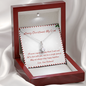 To My Wife Alluring Beauty Necklace Message Card