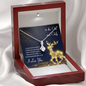 To My One And Only Alluring Beauty Necklace Message Card
