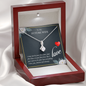 To My Future Wife Alluring Beauty Necklace Message Card
