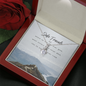 Safe travels Alluring Beauty Necklace Message Card