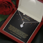 To My Love Alluring Beauty Necklace Message Card