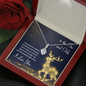 To My One And Only Alluring Beauty Necklace Message Card