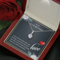 To My Future Wife Alluring Beauty Necklace Message Card