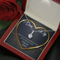 To My Wife Alluring Beauty Necklace Message Card