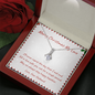 To My Wife Alluring Beauty Necklace Message Card