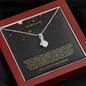 To My Love Alluring Beauty Necklace Message Card