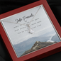 Safe travels Alluring Beauty Necklace Message Card