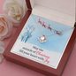 Miracle Of Christmas Love Knot Necklace Message Card
