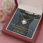 Dear Wife Love Knot Necklace